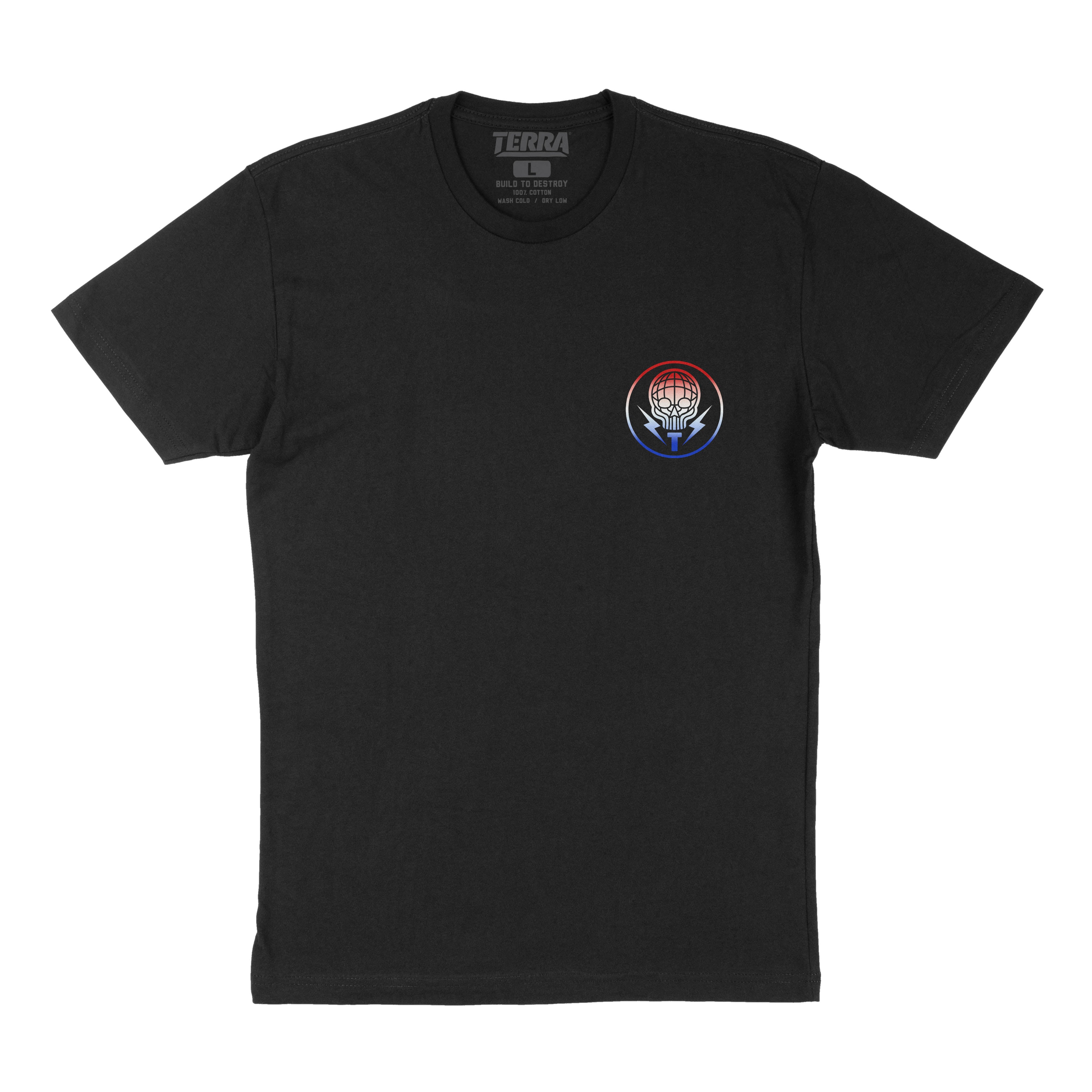 GRADIENT ICON - BLACK TEE