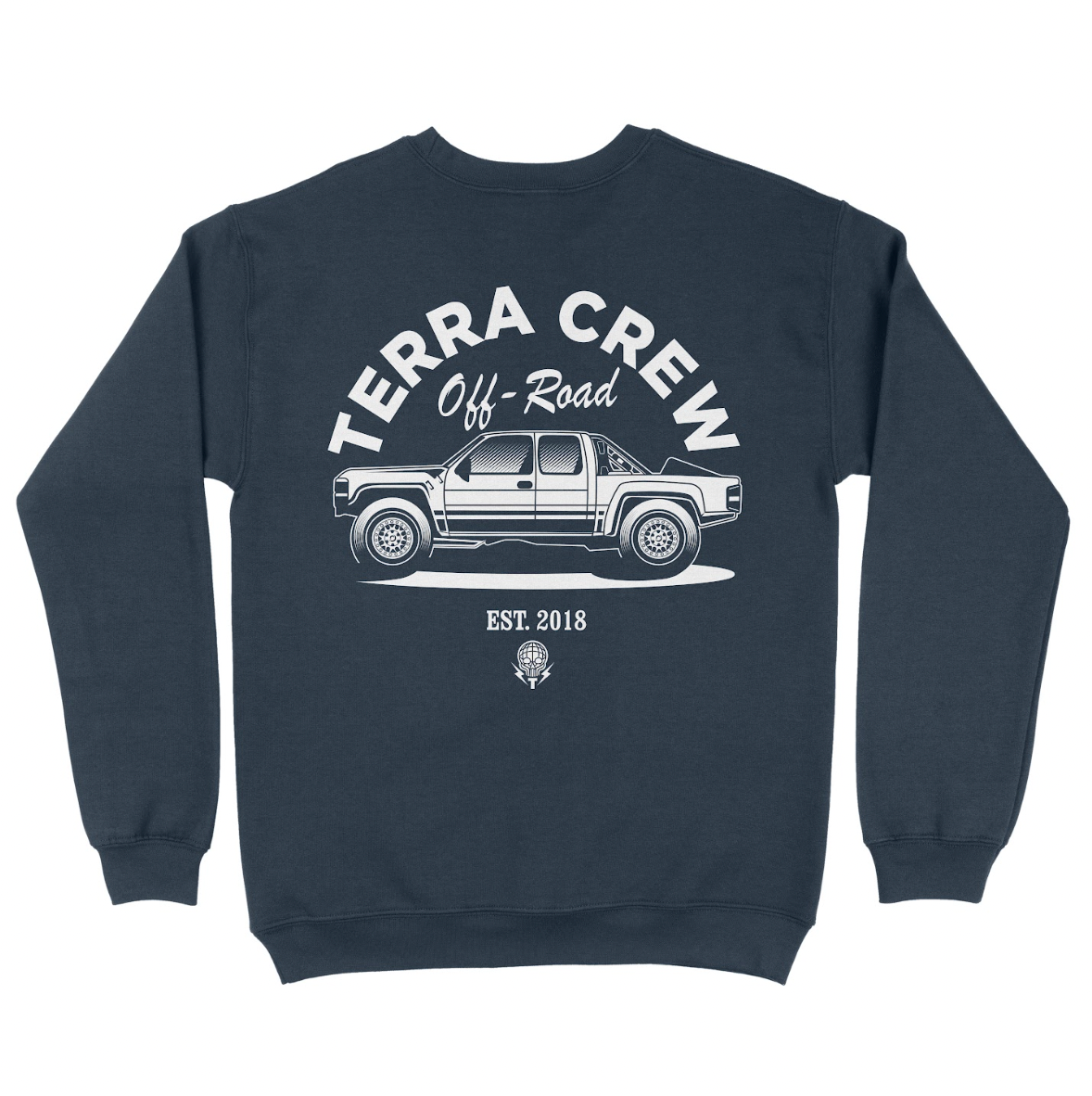 DANNYS OFFROAD CREW - NAVY BLUE CREWNECK SWEATSHIRT