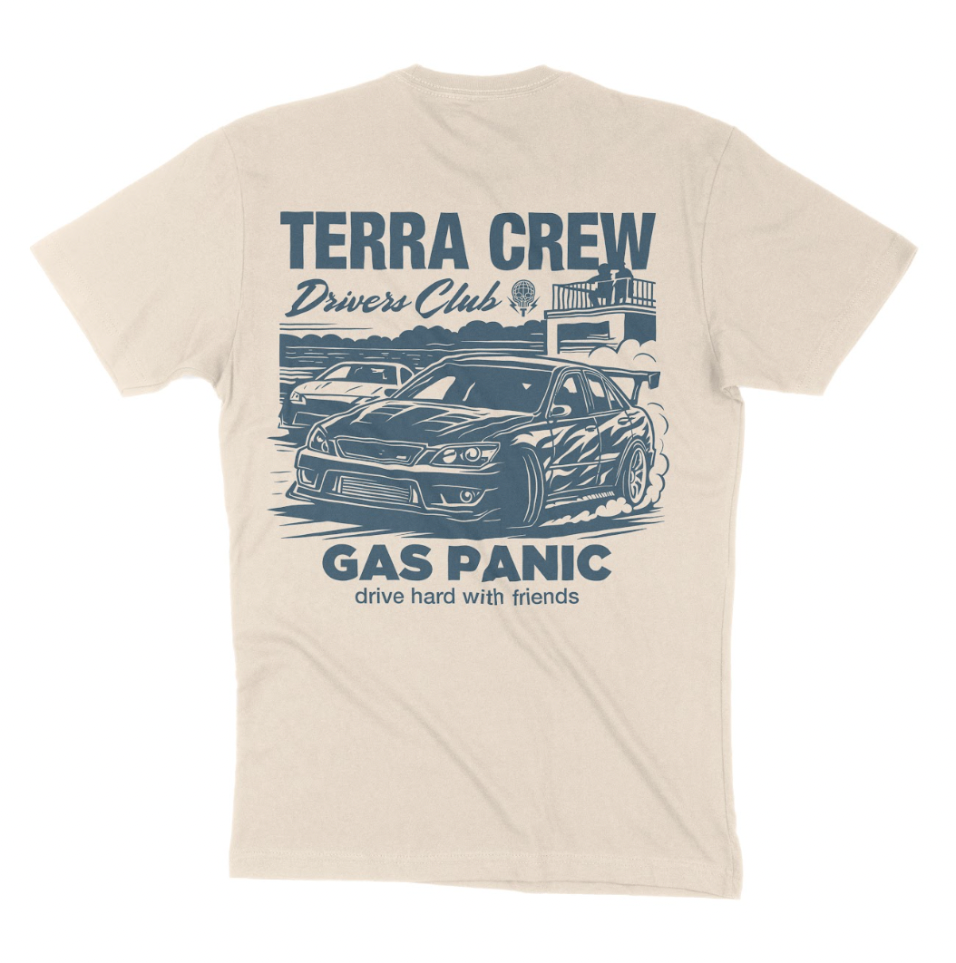 GAS PANIC - NATURAL TEE
