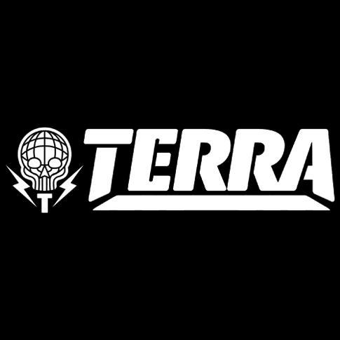 TERRA - SMALL VINYL DECAL STICKER - 3X12 - 5 COLOR OPTIONS