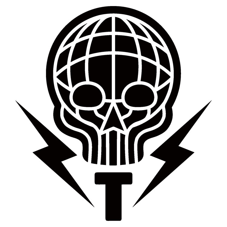 TERRA SKULL - DIE CUT STICKER - 7x7 - 5 COLOR OPTIONS