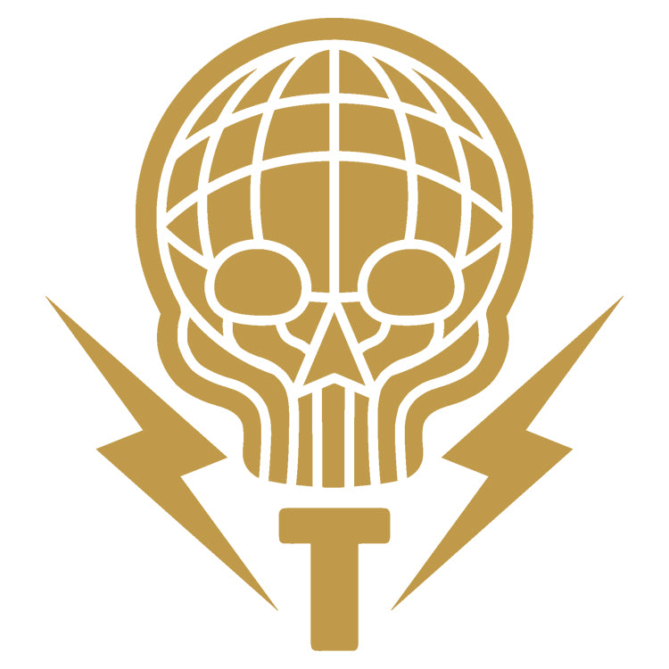 TERRA SKULL - DIE CUT STICKER - 7x7 - 5 COLOR OPTIONS