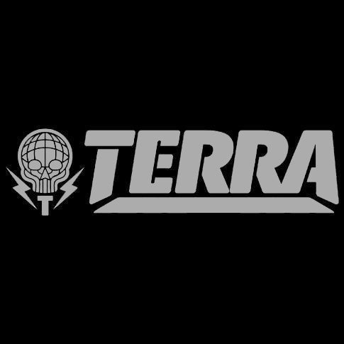 TERRA - SMALL VINYL DECAL STICKER - 3X12 - 5 COLOR OPTIONS