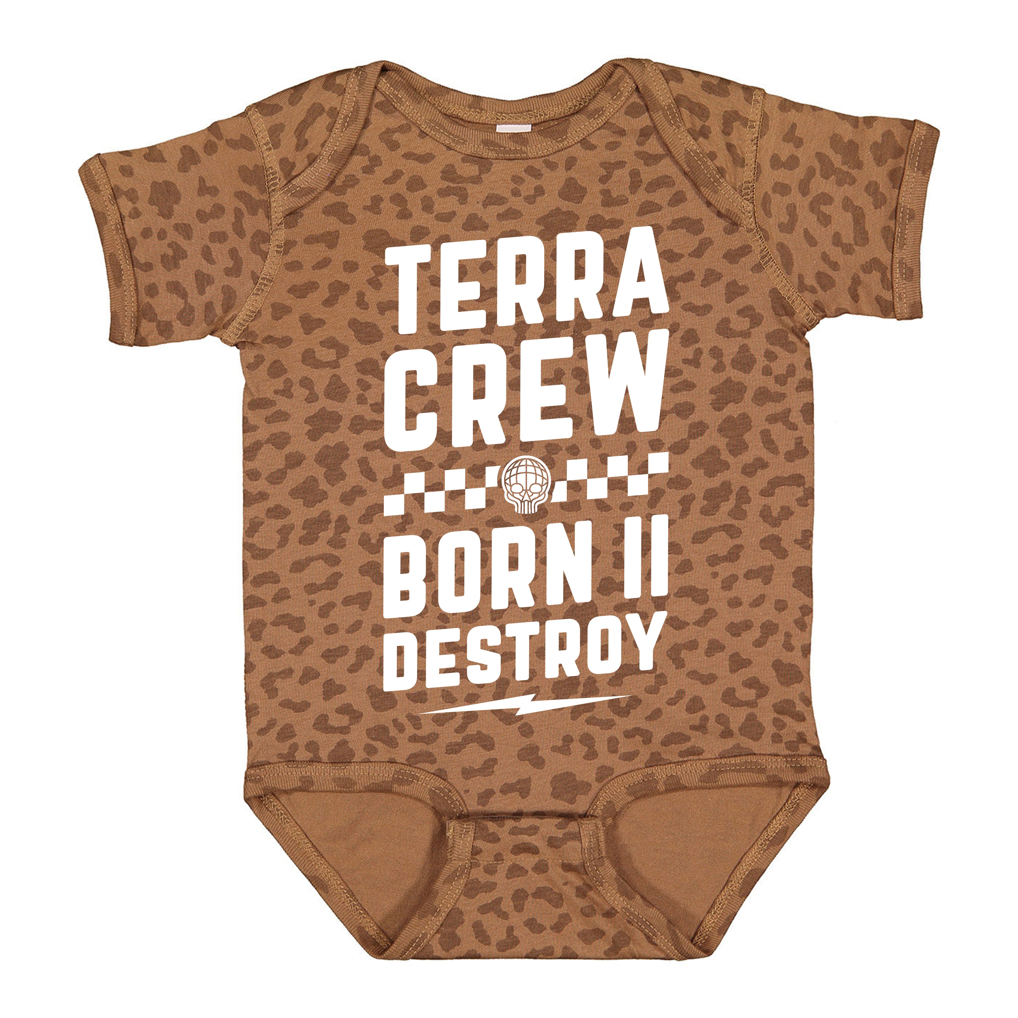 BORN II DESTROY - LEOPARD ONESIE