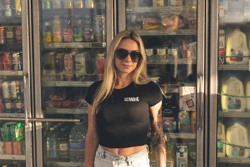 SEASON 7 - CROPPED BLACK TEE