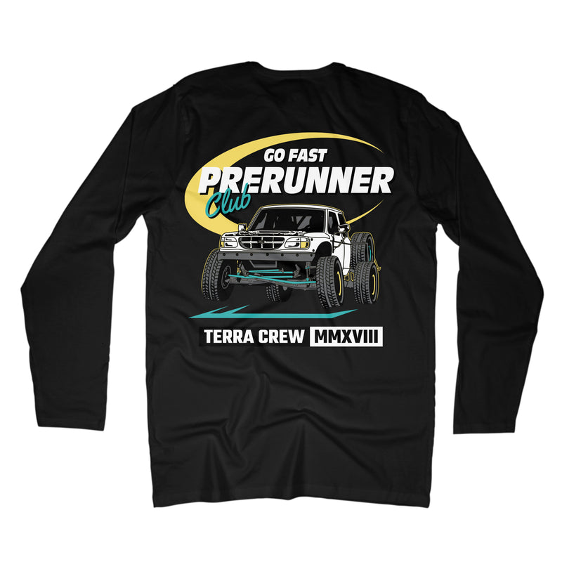 PRERUNNER CLUB - BLACK LONG SLEEVE