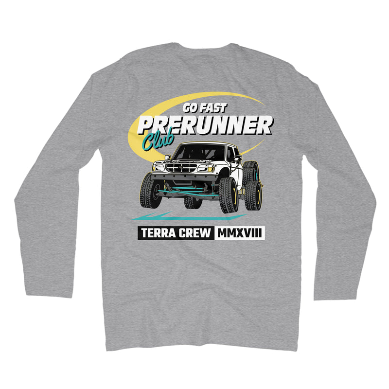 PRERUNNER CLUB - GRAY LONG SLEEVE