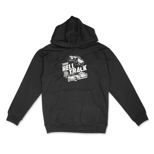 HELL TRACK - BLACK HOODIE