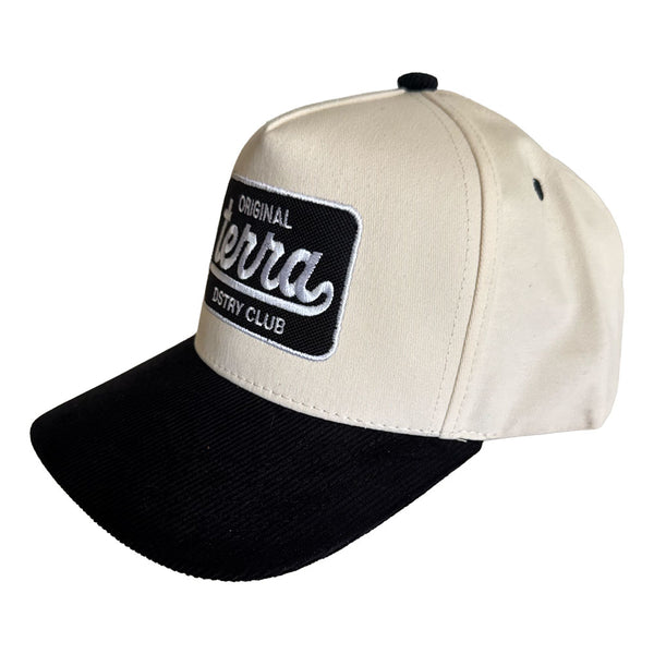 THE ORIGINAL - WHITE HAT BLACK CORDUROY BILL