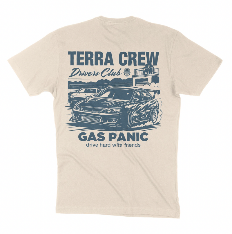 GAS PANIC - NATURAL TEE