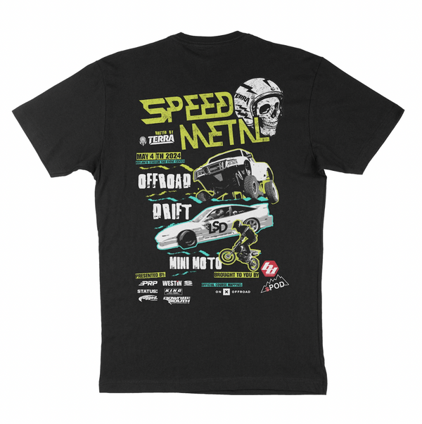 SPEED METAL 2025 - BLACK EVENT TEE