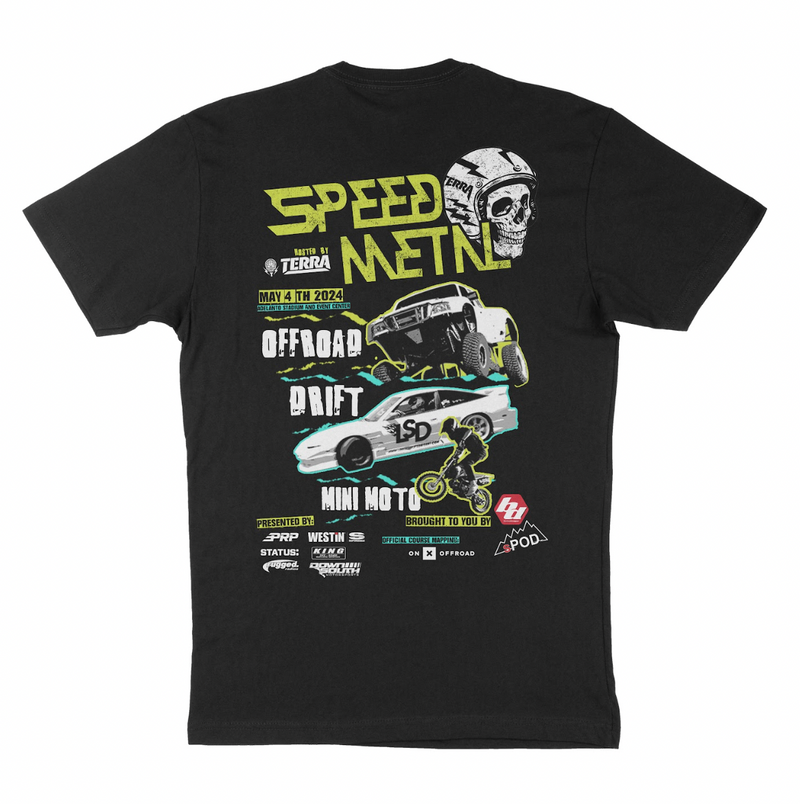SPEED METAL 2025 - BLACK EVENT TEE