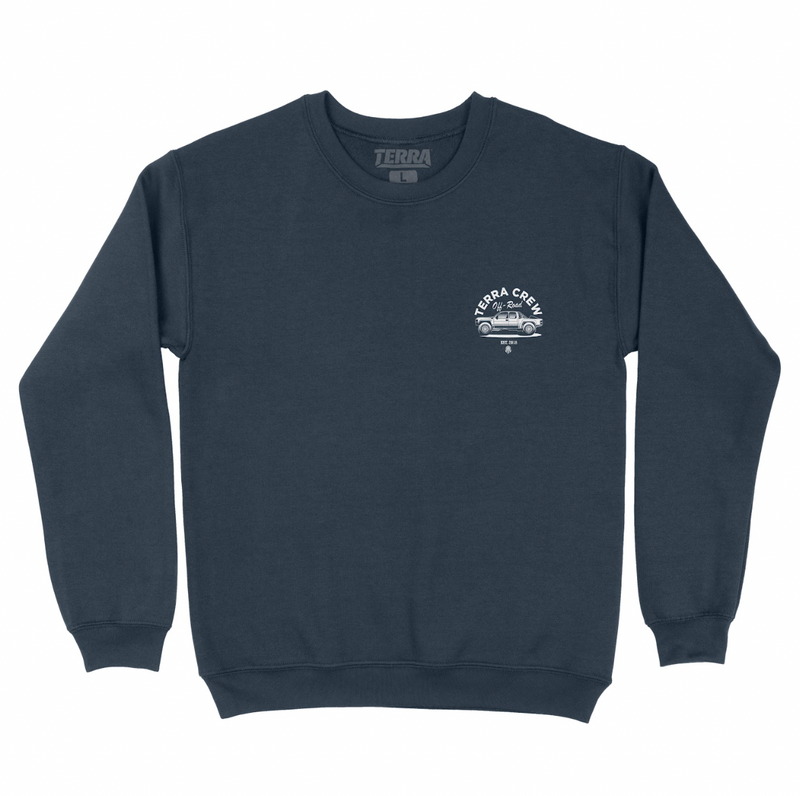 DANNYS OFFROAD CREW - NAVY BLUE CREWNECK SWEATSHIRT