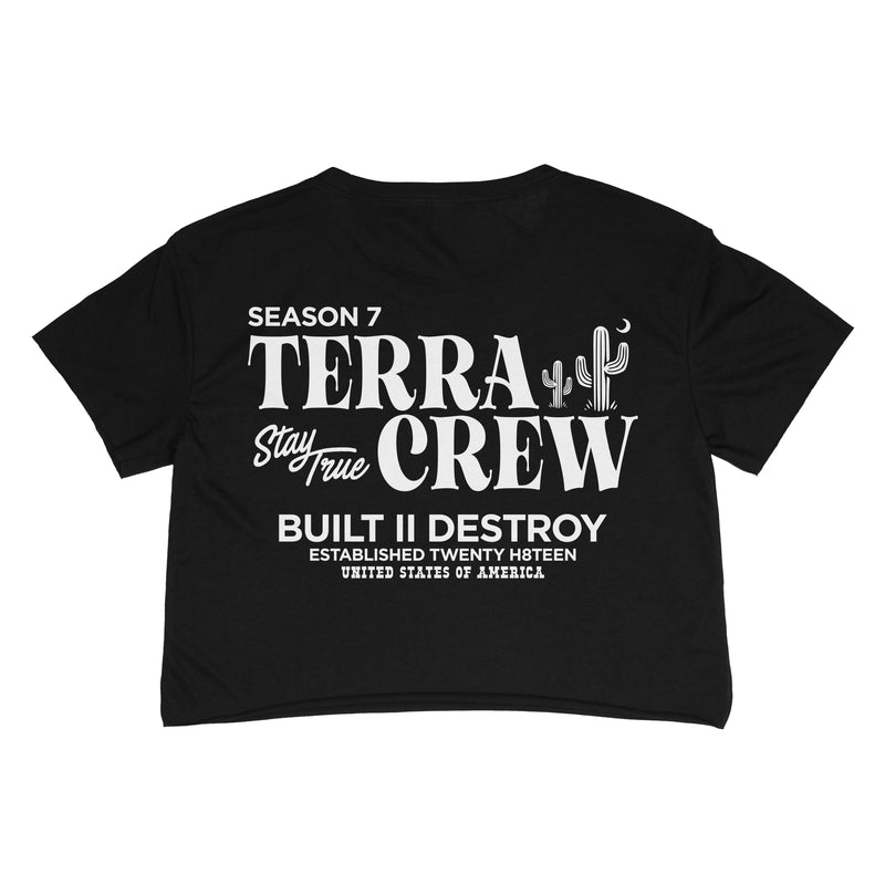 SEASON 7 - CROPPED BLACK TEE
