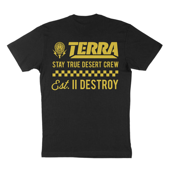 STAY TRUE DESERT CREW - BLACK TEE