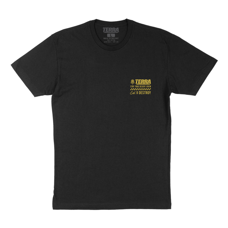 STAY TRUE DESERT CREW - BLACK TEE