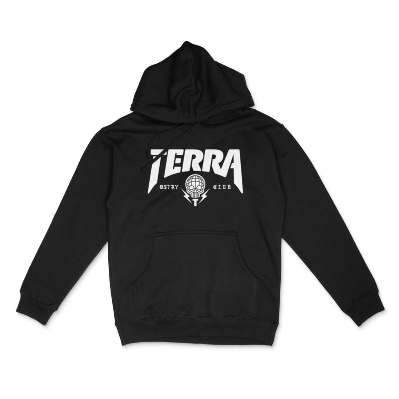 DSTRY CLUB - BLACK MIDWEIGHT HOODIE