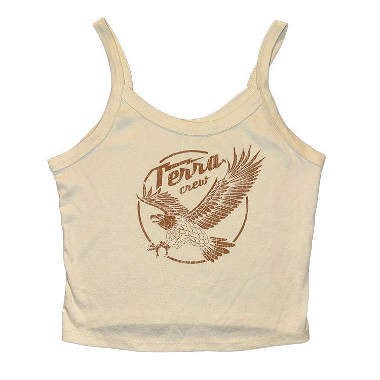 EAGLE - SLIGHTLY CROPPED CREAM TANK