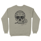 HEART EYEZ - SAND CREWNECK SWEATSHIRT