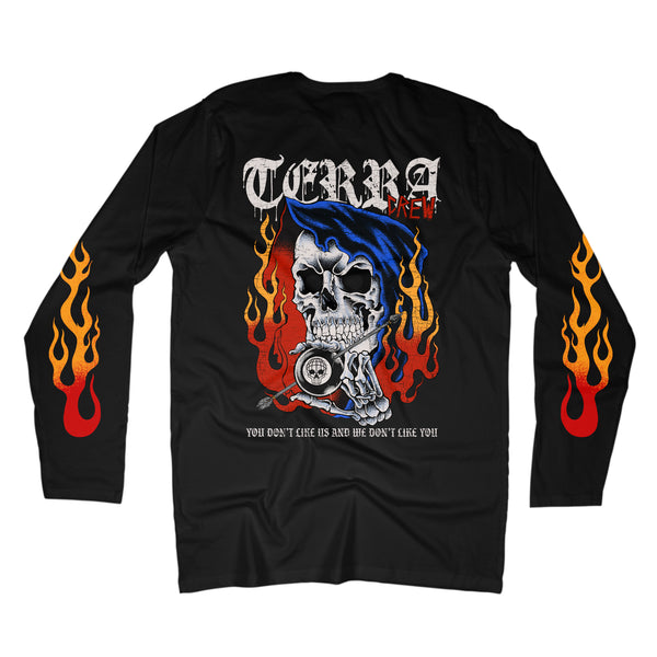 WE DONT LIKE YOU EITHER - BLACK LONG SLEEVE