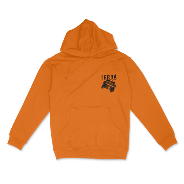 CHRIS ISENHOUER F100 - MIDWEIGHT ORANGE HOODIE