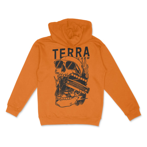 CHRIS ISENHOUER F100 - MIDWEIGHT ORANGE HOODIE