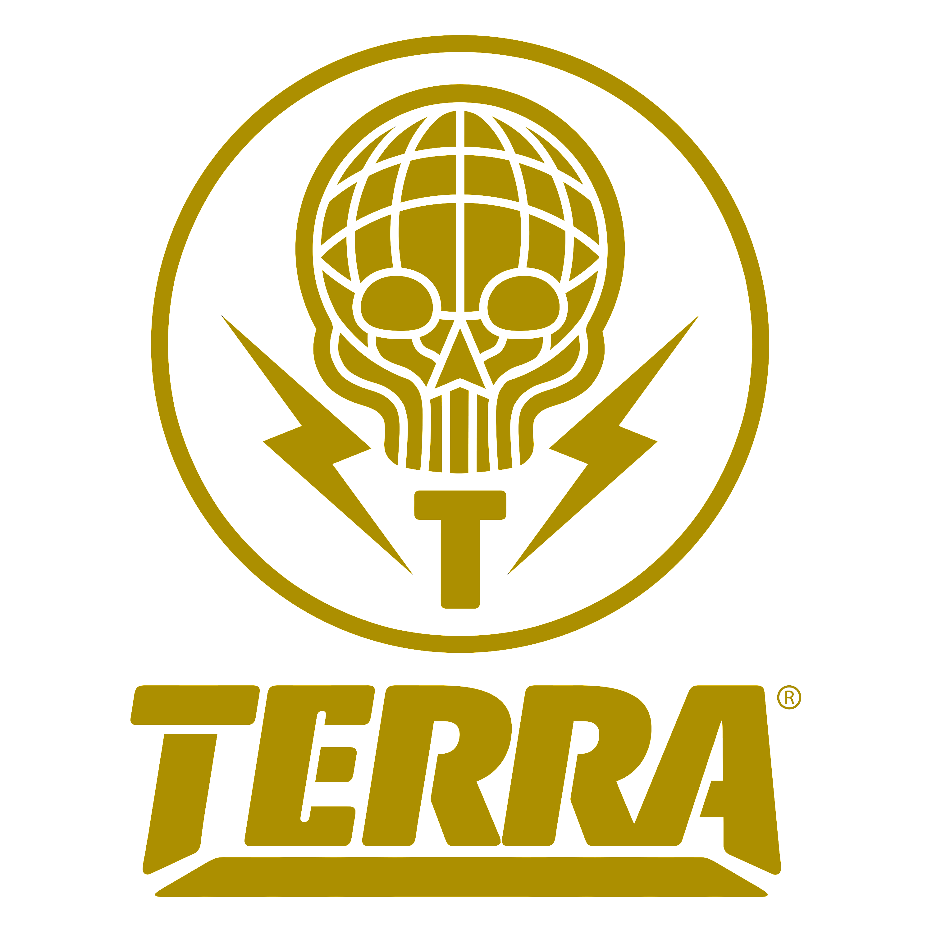 TERRA - VINYL DECAL STICKER - 6X9 - 5 COLOR OPTIONS