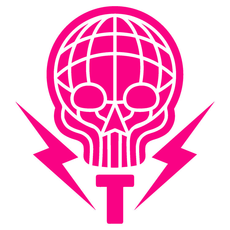 TERRA SKULL - DIE CUT STICKER - 7x7 - 5 COLOR OPTIONS