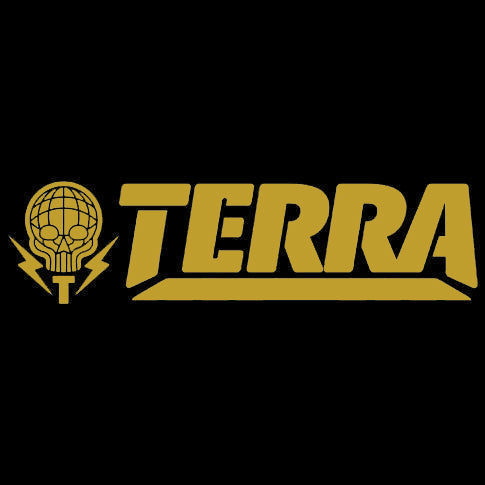 TERRA - SMALL VINYL DECAL STICKER - 3X12 - 5 COLOR OPTIONS
